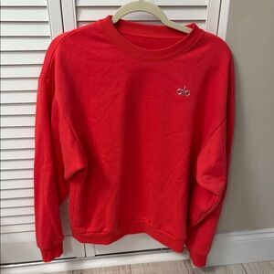 ALO Women’s Accolade Sweatshirt - Candy Red